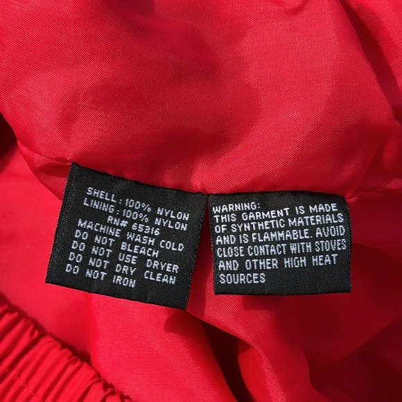 Vintage Team Menard Red Lightweight Racing Jacket Size Medium - Picture 8 of 11